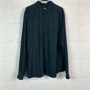 Good fellow & Co Dark Green/blue Button-Up Shirt size XL